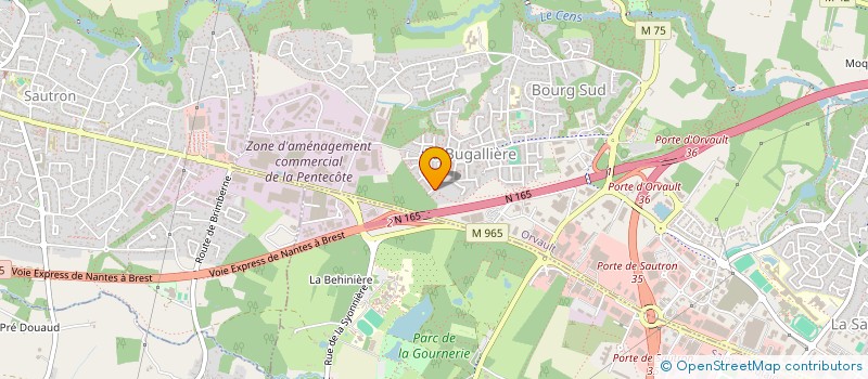 localisation de l'entreprise MONSIEUR MARIUS VLAD à ORVAULT