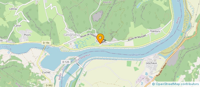 localisation de l'entreprise MONSIEUR MARIUS VOIRON  MURS-ET-GELIGNIEUX