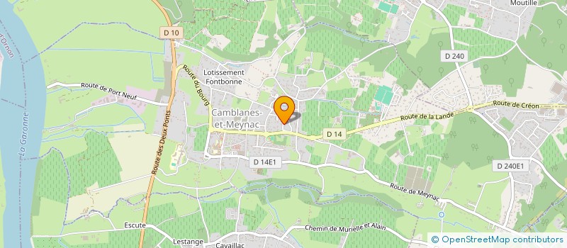 localisation de l'entreprise MONSIEUR MARIUS YEKATOM  CAMBLANES-ET-MEYNAC