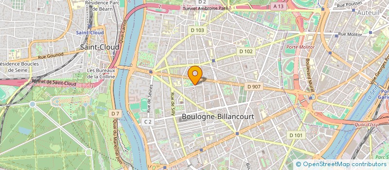 localisation de l'entreprise MONSIEUR MARIUSZ JAN ZYGMUNT à BOULOGNE-BILLANCOURT