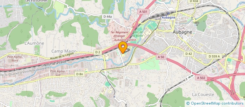 localisation de l'entreprise MONSIEUR MARIUSZ KAMINSKI  AUBAGNE