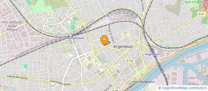 localisation de l'entreprise MONSIEUR MARIUSZ KORNAK à ARGENTEUIL