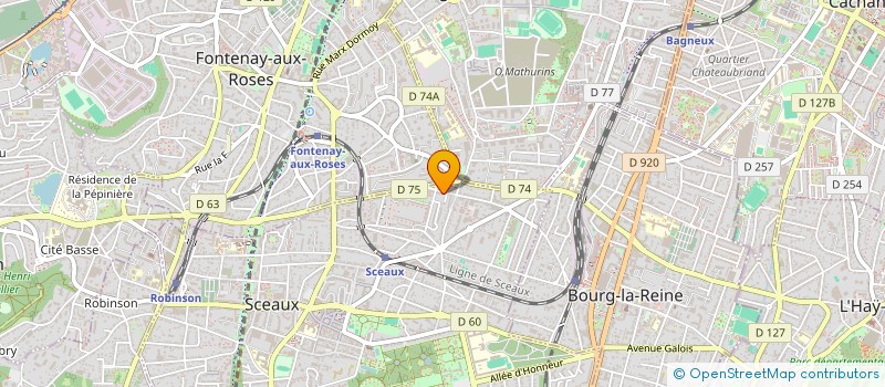 localisation de l'entreprise MONSIEUR MARIUSZ LOSIEWICZ à SCEAUX
