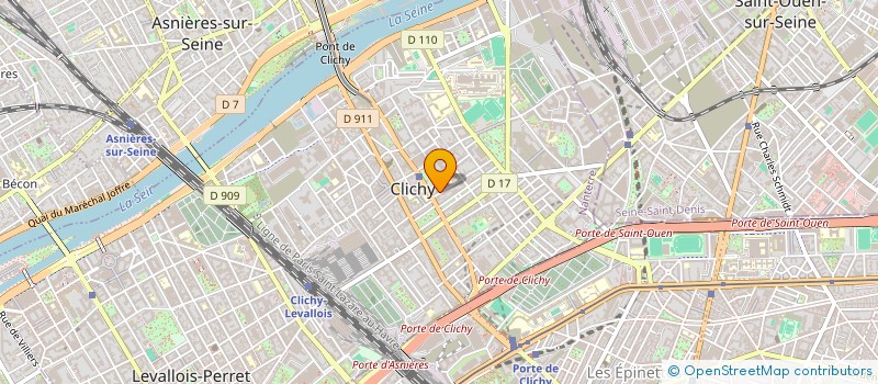 localisation de l'entreprise MONSIEUR MARIUSZ ROZMUS à CLICHY