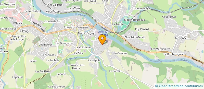 localisation de l'entreprise MONSIEUR MARIUSZ SAGADYN à AIXE-SUR-VIENNE