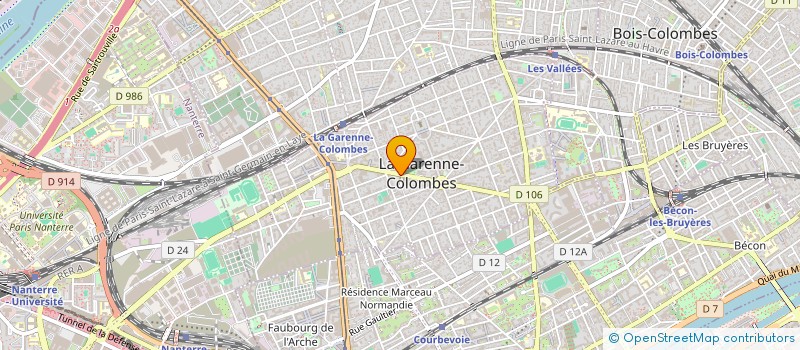 localisation de l'entreprise MONSIEUR MARIUSZ SWIADER à LA GARENNE-COLOMBES