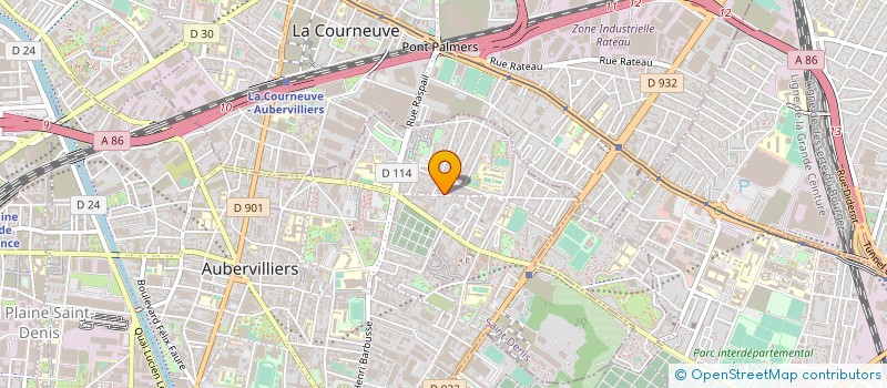 localisation de l'entreprise MONSIEUR MARIUSZ SZTYCHARZ à AUBERVILLIERS