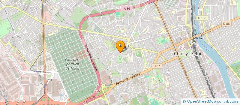 localisation de l'entreprise MONSIEUR MARIUSZ TADEUSZ NIEWOJT  THIAIS