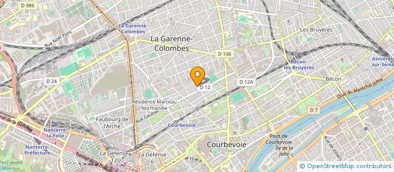 localisation de l'entreprise MONSIEUR MARIUSZ TALACH à COURBEVOIE