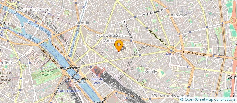 localisation de l'entreprise MONSIEUR MARIVAN MARTINS SILVA  PARIS