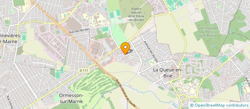 localisation de l'entreprise MONSIEUR MARIYAN ANDREEV  LA QUEUE-EN-BRIE