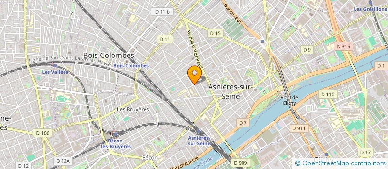 localisation de l'entreprise MONSIEUR MARJAN HUSSIN  ASNIERES-SUR-SEINE