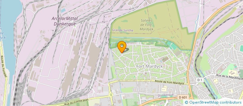 localisation de l'entreprise MONSIEUR MARJAN MOMAND à DUNKERQUE