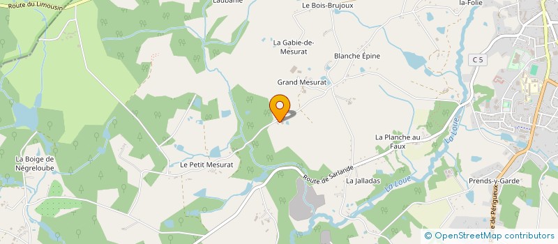 localisation de l'entreprise MONSIEUR MARK ALAN PALMER à SAINT-YRIEIX-LA-PERCHE