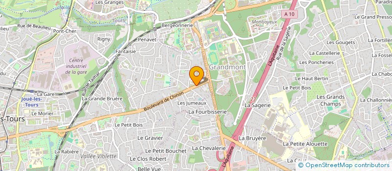 localisation de l'entreprise MONSIEUR MARK ALKAZZI  JOUE-LES-TOURS