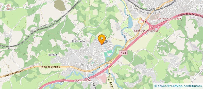 localisation de l'entreprise MONSIEUR MARK ANDREWS à URRUGNE