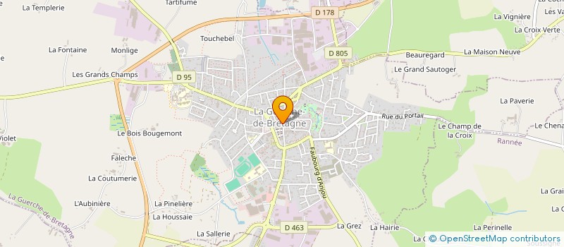 localisation de l'entreprise MONSIEUR MARK ANTHONY HOWARD - STONES  LA GUERCHE-DE-BRETAGNE