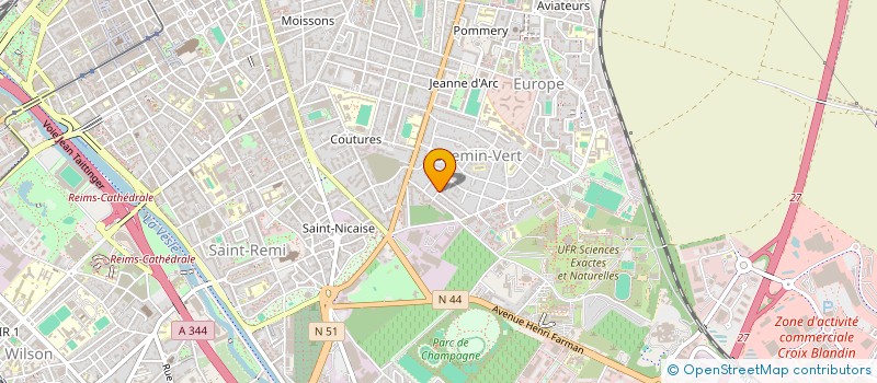 localisation de l'entreprise MONSIEUR MARK AREND  REIMS