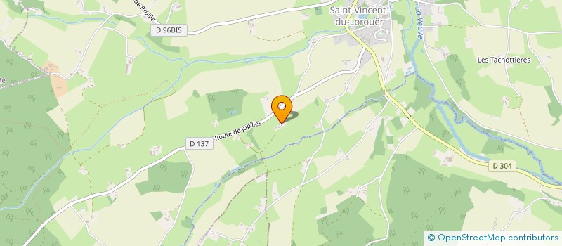 localisation de l'entreprise MONSIEUR MARK BONNER  SAINT-VINCENT-DU-LOROUER