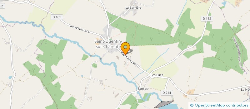 localisation de l'entreprise MONSIEUR MARK BOWDEN à SAINT-QUENTIN-SUR-CHARENTE