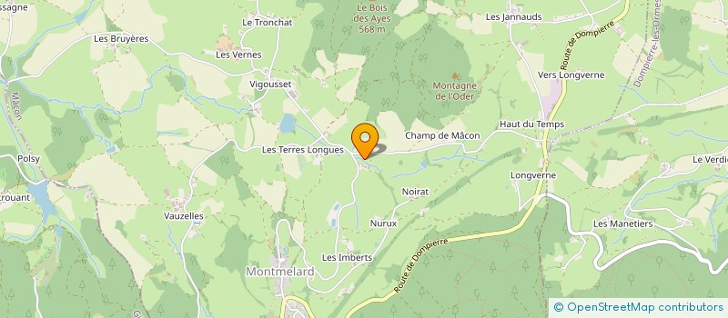 localisation de l'entreprise MONSIEUR MARK BRADBURN  MONTMELARD