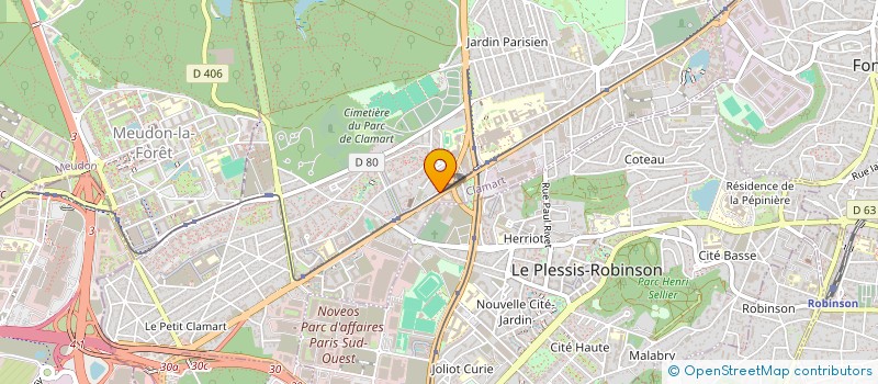 localisation de l'entreprise MONSIEUR MARK-CINDY MONNEL à CLAMART