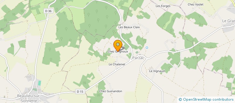 localisation de l'entreprise MONSIEUR MARK CLARKE à PARZAC
