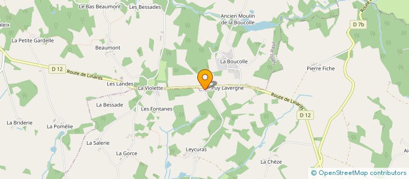 localisation de l'entreprise MONSIEUR MARK COLLETT à SAINT-BONNET-BRIANCE
