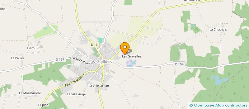 localisation de l'entreprise MONSIEUR MARK CROSS  GUILLIERS