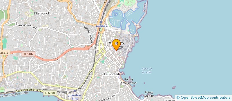 localisation de l'entreprise MONSIEUR MARK DZIEWULSKI  ANTIBES