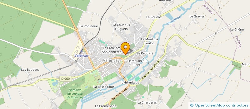 localisation de l'entreprise MONSIEUR MARK ECHTERMANN à VALENCAY