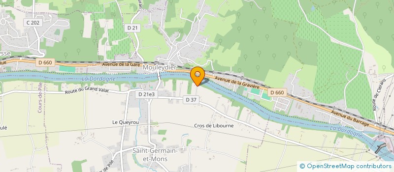 localisation de l'entreprise MONSIEUR MARK FRISBY  SAINT-GERMAIN-ET-MONS