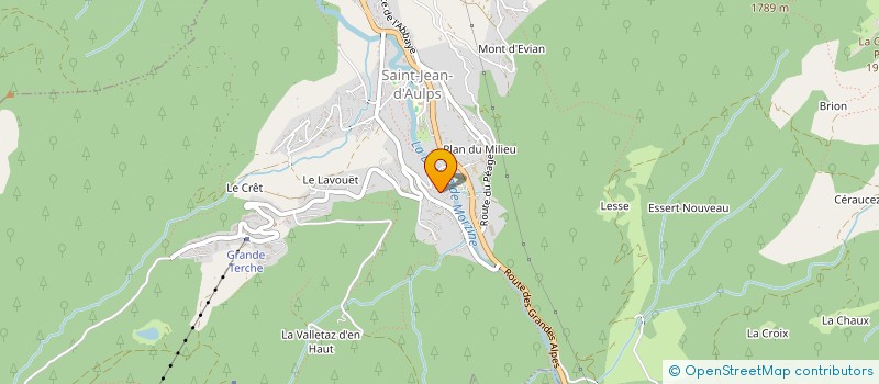 localisation de l'entreprise MONSIEUR MARK GATLAND  SAINT JEAN D'AULPS