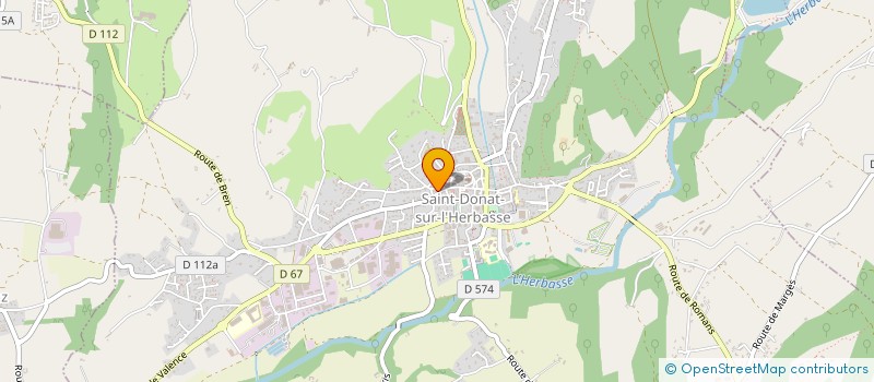 localisation de l'entreprise MONSIEUR MARK HANCHAR  SAINT-DONAT-SUR-L HERBASSE