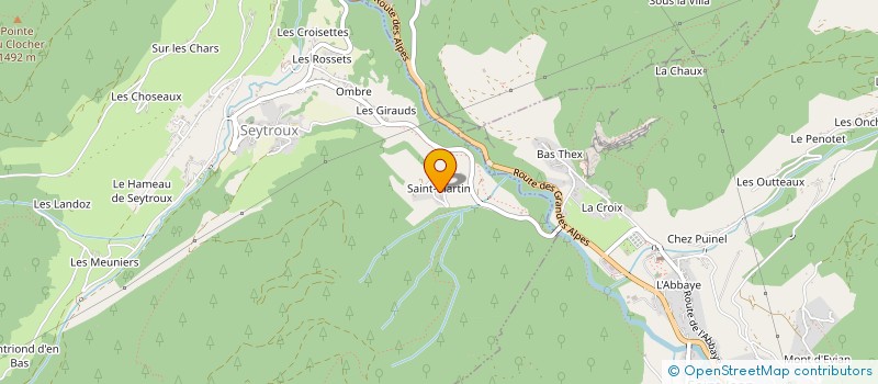 localisation de l'entreprise MONSIEUR MARK HARRISON  SEYTROUX