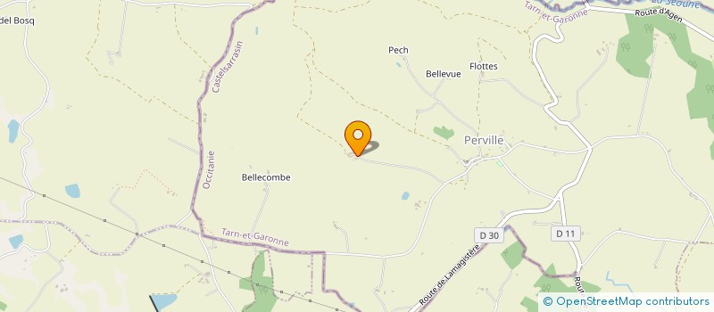 localisation de l'entreprise MONSIEUR MARK HATCHER  PERVILLE