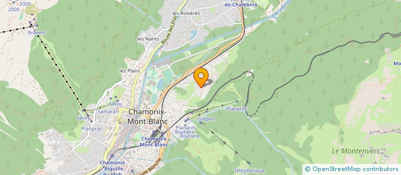 localisation de l'entreprise MONSIEUR MARK HIGGINS-CASEY  CHAMONIX-MONT-BLANC