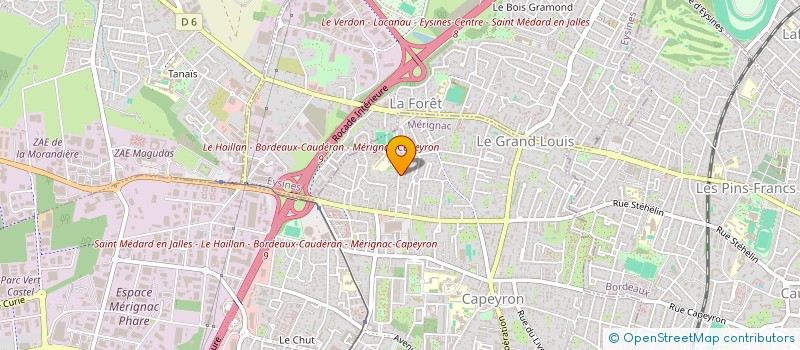 localisation de l'entreprise MONSIEUR MARK IRVINE  BORDEAUX