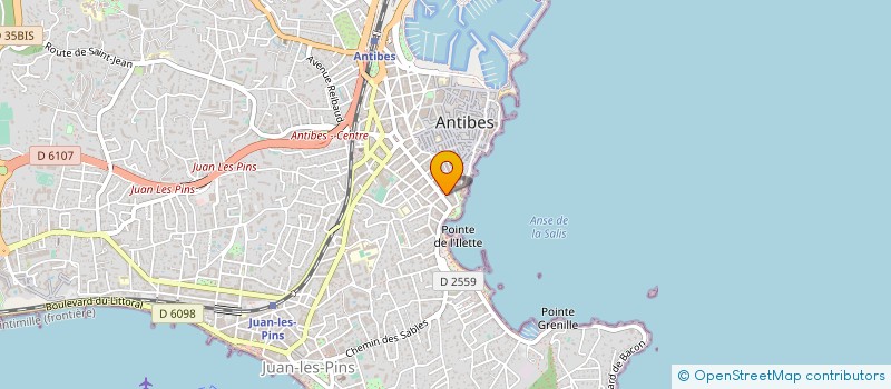 localisation de l'entreprise MONSIEUR MARK JOHANNSEN à ANTIBES