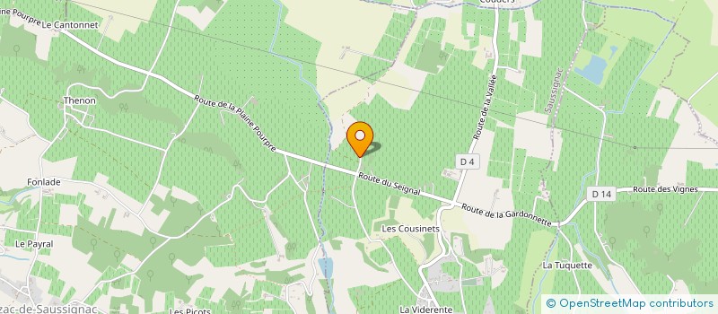 localisation de l'entreprise MONSIEUR MARK KIRBY  THENAC