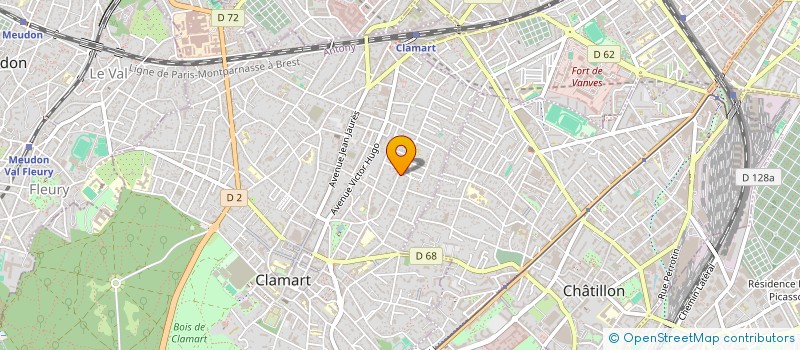 localisation de l'entreprise MONSIEUR MARK KULTAJEV à CLAMART