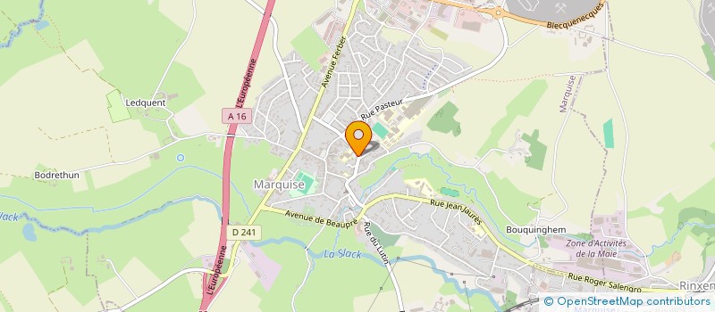 localisation de l'entreprise MONSIEUR MARK LAPLEAU  MARQUISE