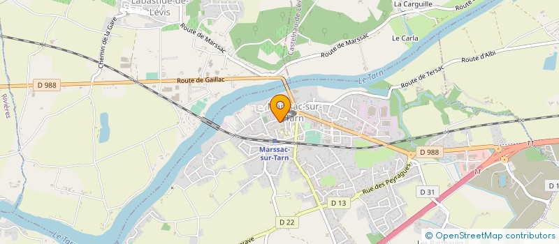 localisation de l'entreprise MONSIEUR MARK LATHAM à BERNAC