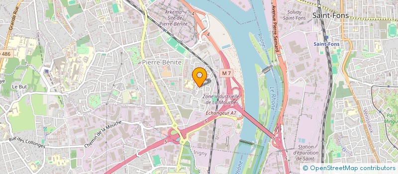 localisation de l'entreprise MONSIEUR MARK LAWRENCE ALAN DAVIS  OULLINS-PIERRE-BENITE