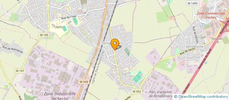 localisation de l'entreprise MONSIEUR MARK LINDORES  TEMPLEMARS