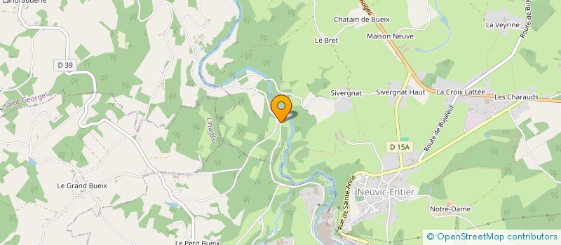 localisation de l'entreprise MONSIEUR MARK LOBB  NEUVIC-ENTIER