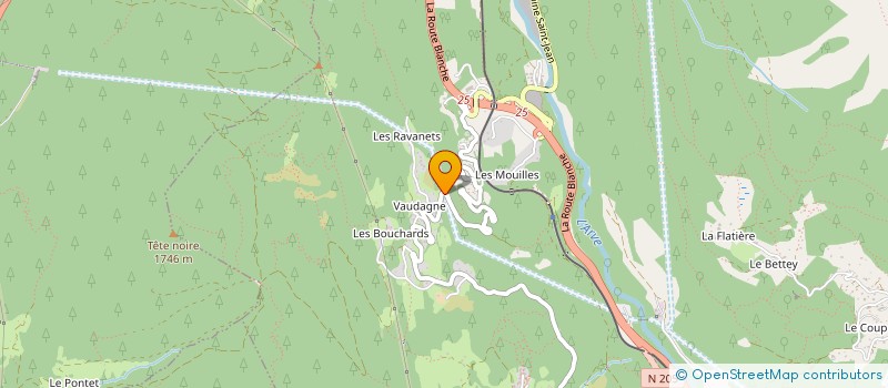 localisation de l'entreprise MONSIEUR MARK MALET  LES HOUCHES