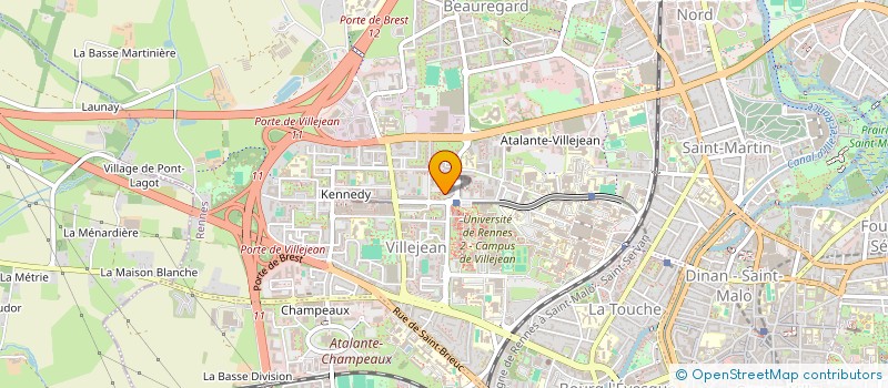 localisation de l'entreprise MONSIEUR MARK MALO SANZ  RENNES