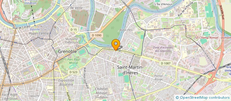 localisation de l'entreprise MONSIEUR MARK MAZZILLI  SAINT-MARTIN-D'HERES