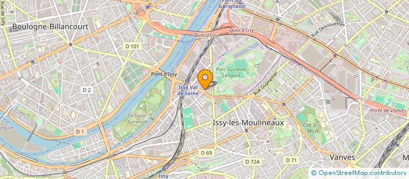 localisation de l'entreprise MONSIEUR MARK MULLER à ISSY-LES-MOULINEAUX
